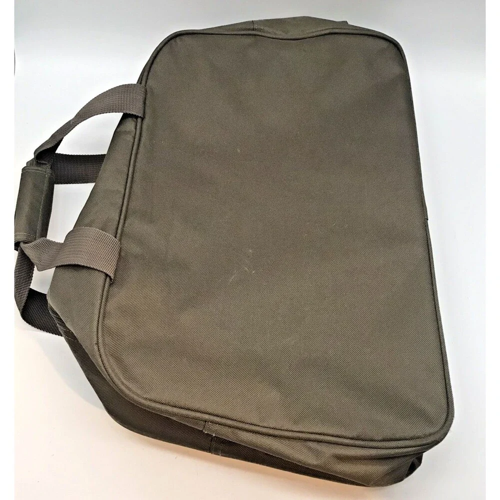Kluge Brown Canvas Carry On Bag Travel Tote Weekender Duffle 18x12x8